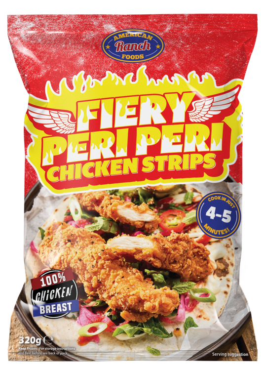 American Ranch Peri Peri Chicken Strips 12x320g