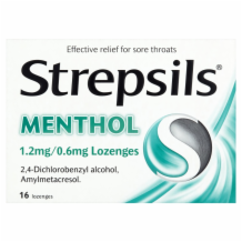 Strepsils Menthol Lozenges  12x16's