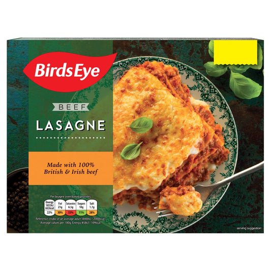 Birds Eye Beef Lasagne 400g   400g × 1