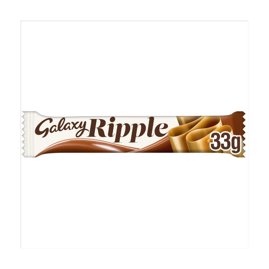 Galaxy Ripple Milk Chocolate Snack Bar 33g Box of 18