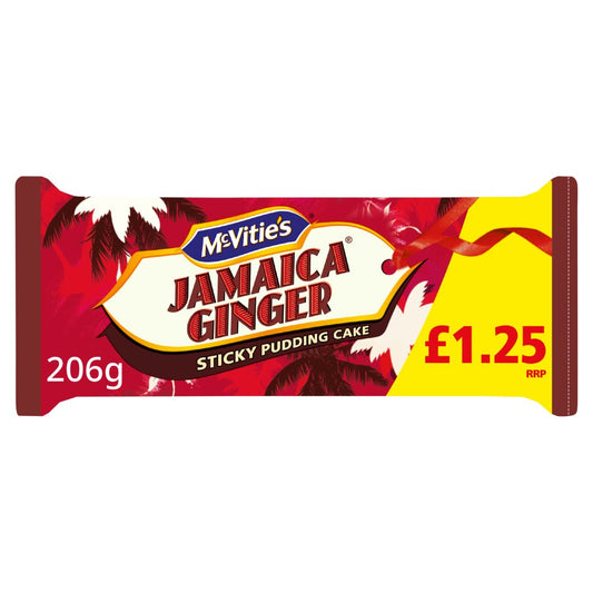 McVitie's Jamaica Ginger Sticky Pudding Cake PMP £1.25   206g × 1