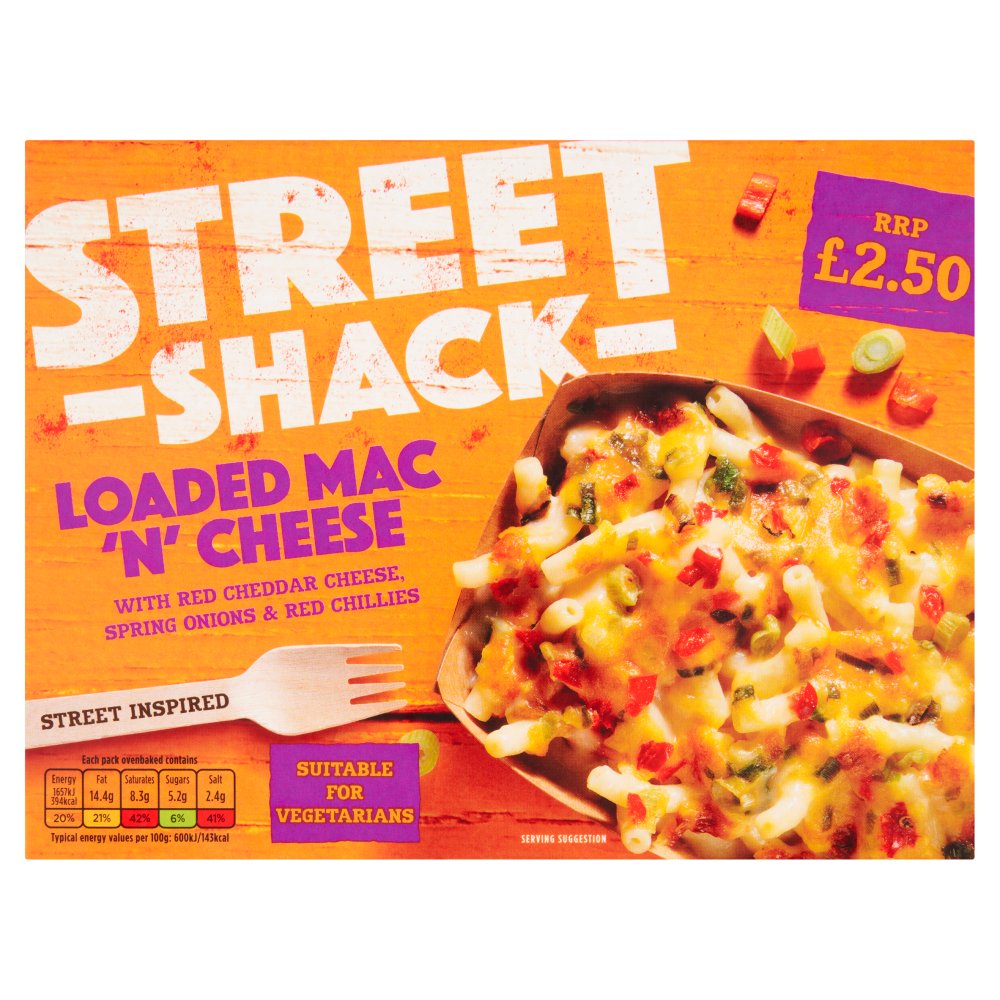 Street Shack Loaded Mac 'N' Cheese 300g   300g × 1