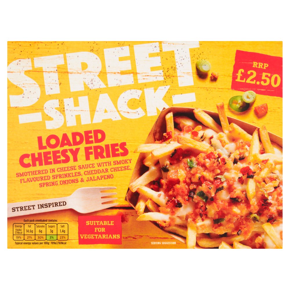 Street Shack Loaded Cheesy Fries 250g   250g × 1