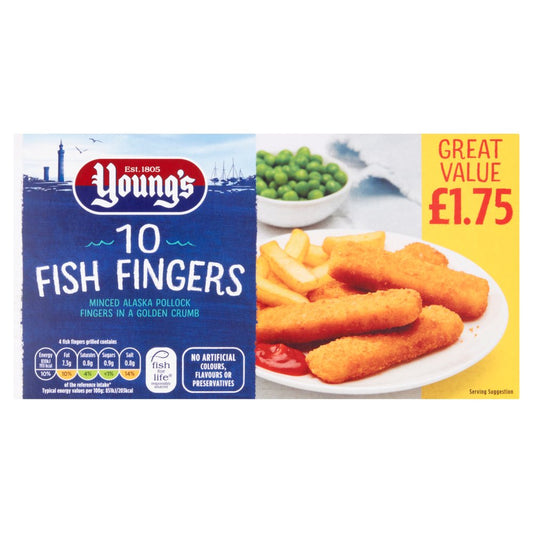 Young's 10 Fish Fingers 250g   250g × 1