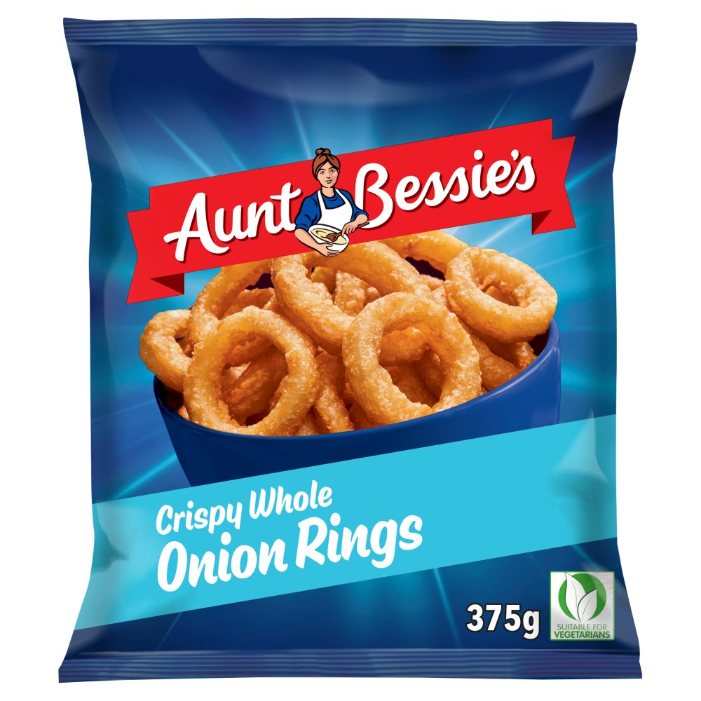 Aunt Bessie's Crispy Whole Onion Rings 375g