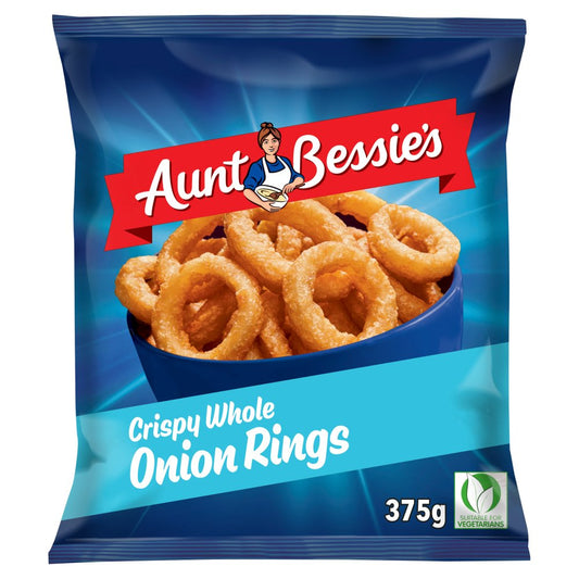 Aunt Bessie's Crispy Whole Onion Rings 375g