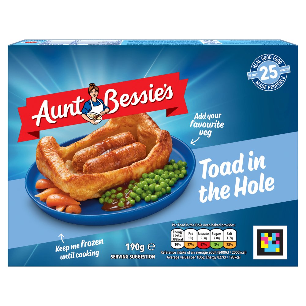 Aunt Bessie's Toad In The Hole Ready Meal 190g   190g × 1