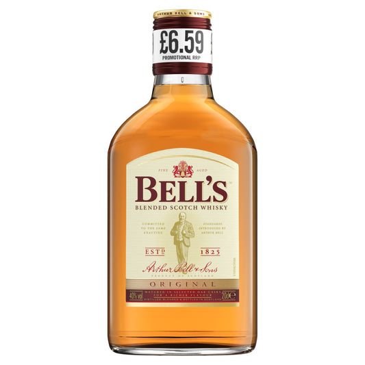 Bell's Original Blended Scotch Whisky 40% vol 20cl Bottle PMP £6.59   20Cl × 6