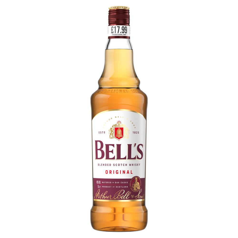 Bell's Original Blended Scotch Whisky 40% vol 70cl Bottle PMP £17.99   70Cl × 6