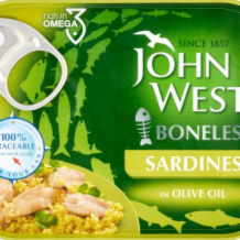 John West Sardines In Olive Oil  12x120g