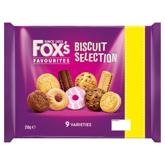 Fox's Favourites Biscuit Selection 9 Varieties 350g