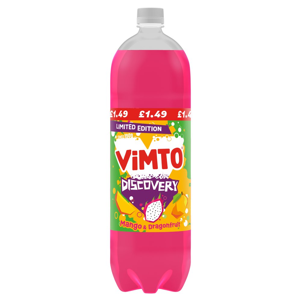 Vimto Discovery Mango&dragon Fruit   8x2ltr