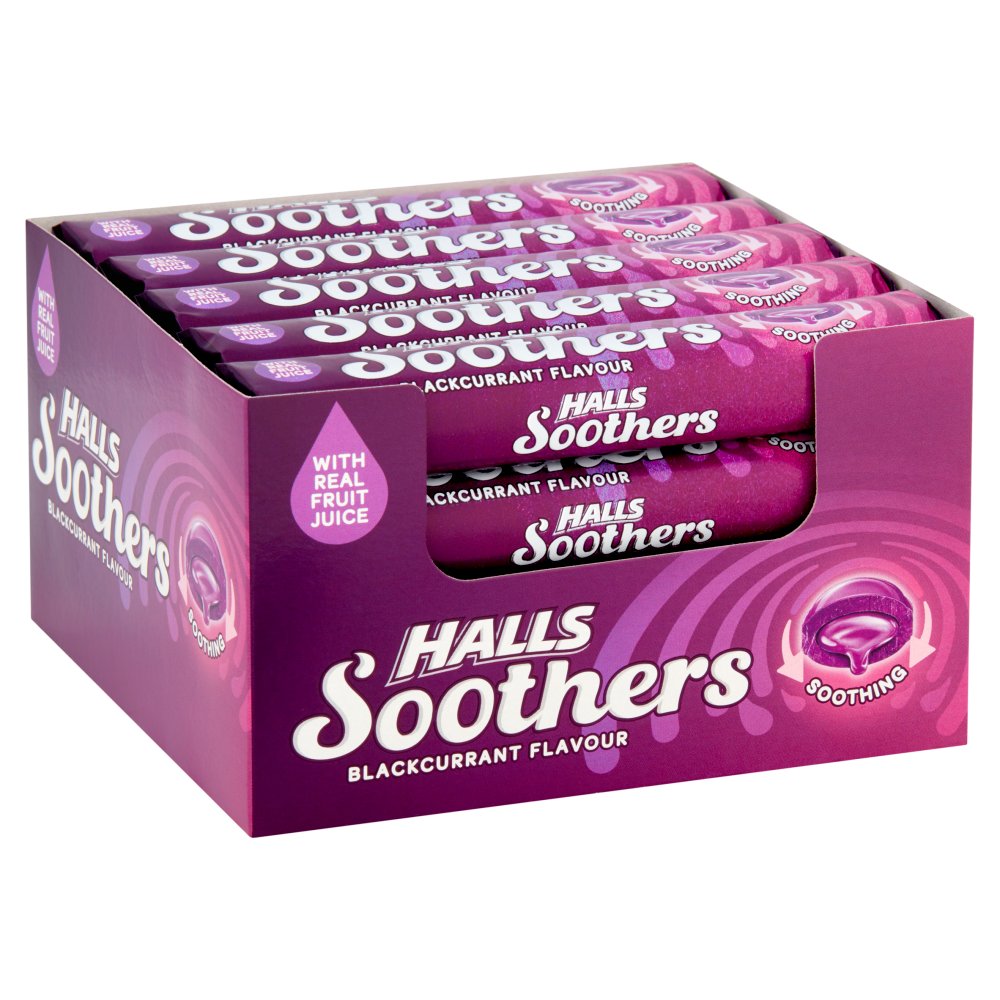 Halls Soothers Blackcurrant Flavour 45g
