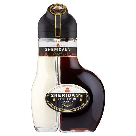 Sheridan's Coffee Layered Liqueur 500ml   50Cl × 6