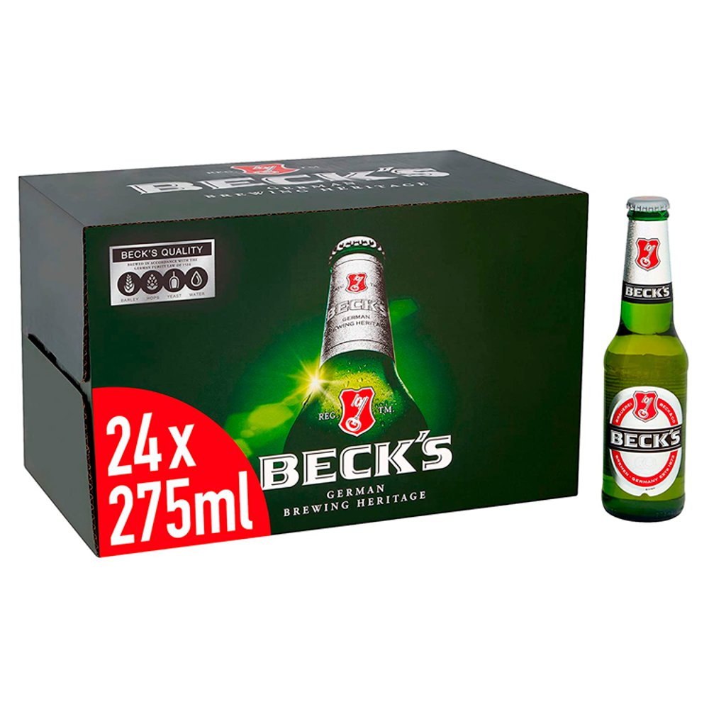 Beck's Beer 24 x 275ml   275ml × 24 × 1