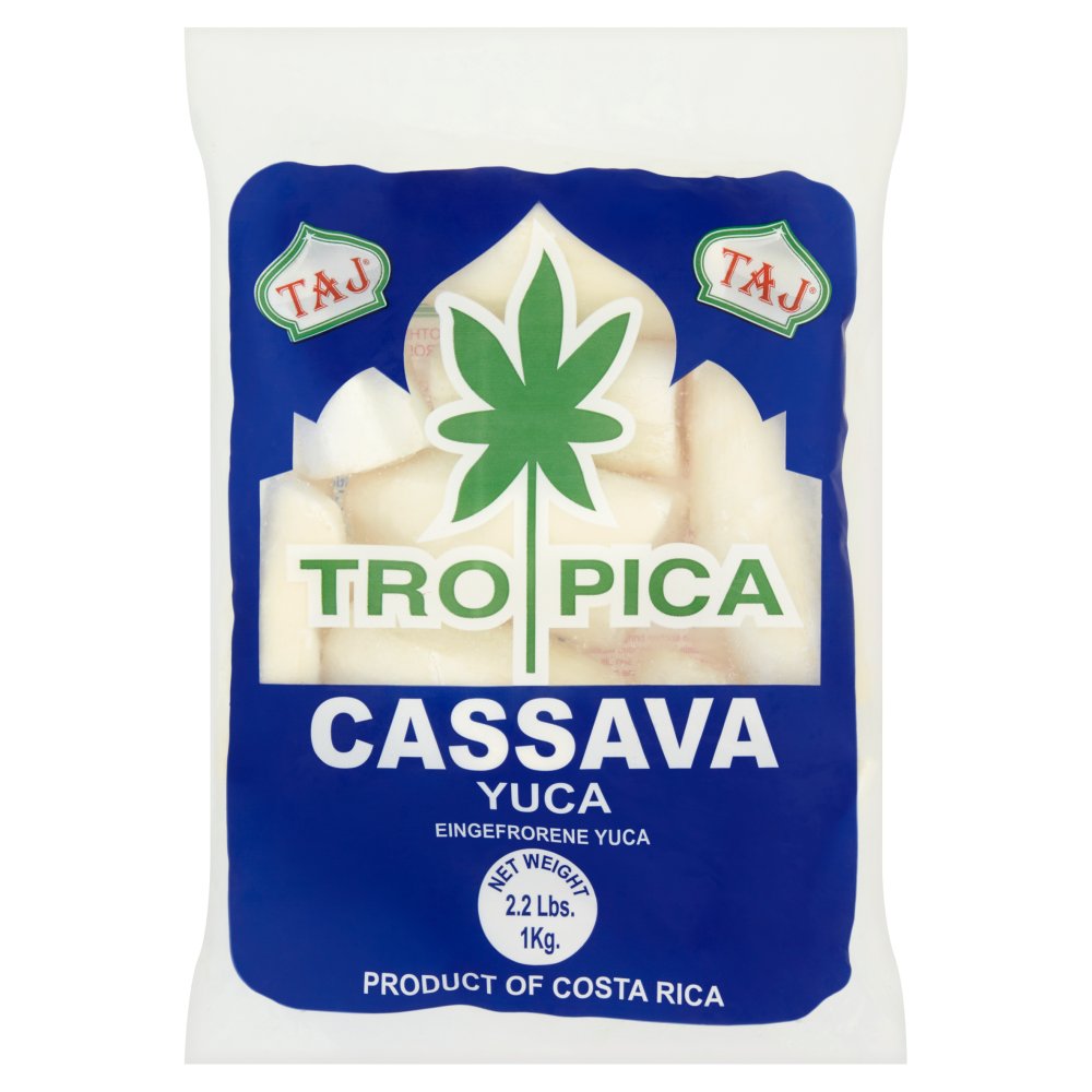 Taj Tropica Cassava Whole 1kg   1Kg × 1