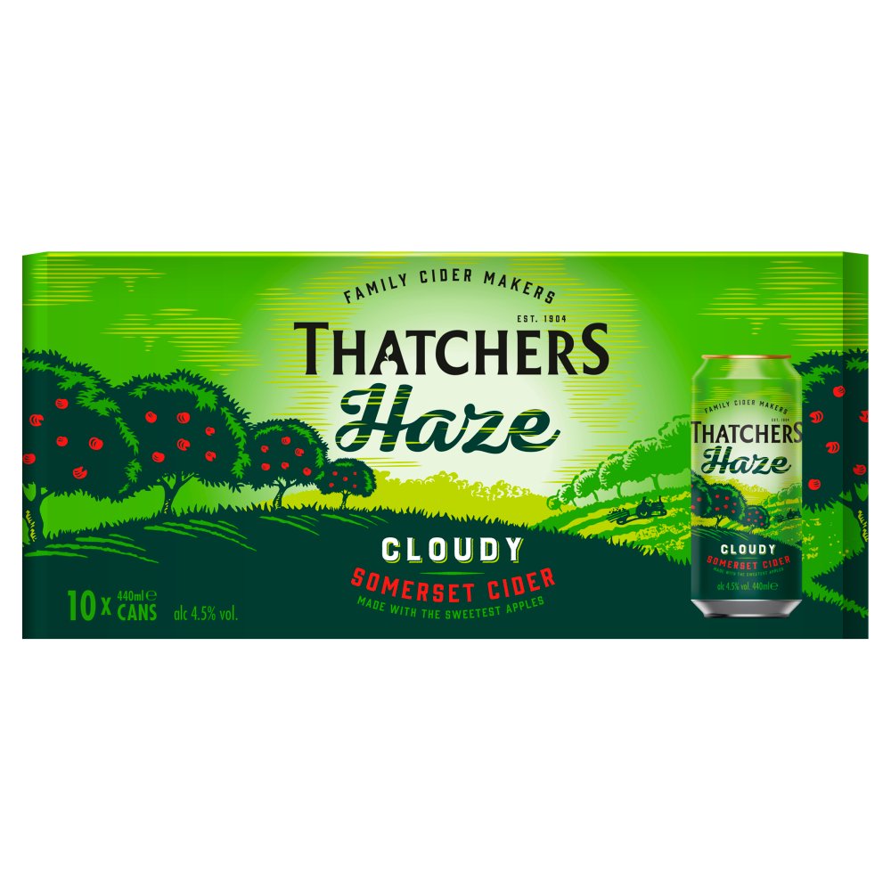 Thatchers Haze Cider 10 x 440ml   440ml × 1