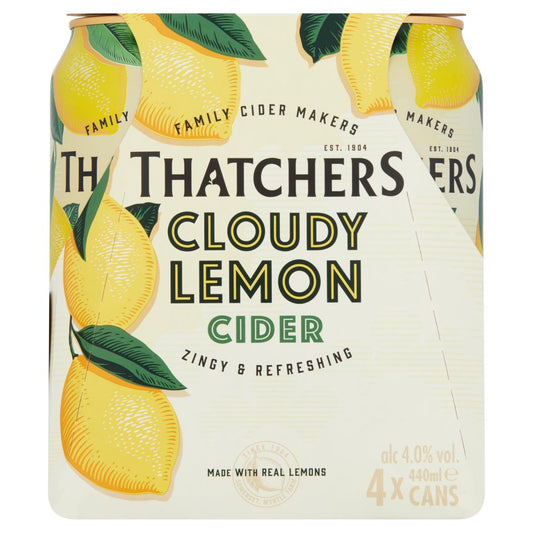 Thatchers Cloudy Lemon Cider 4 x 440ml   440ml × 6 × 1