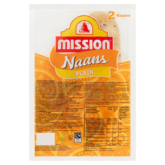 Mission 2 Naans Plain   2pk × 1