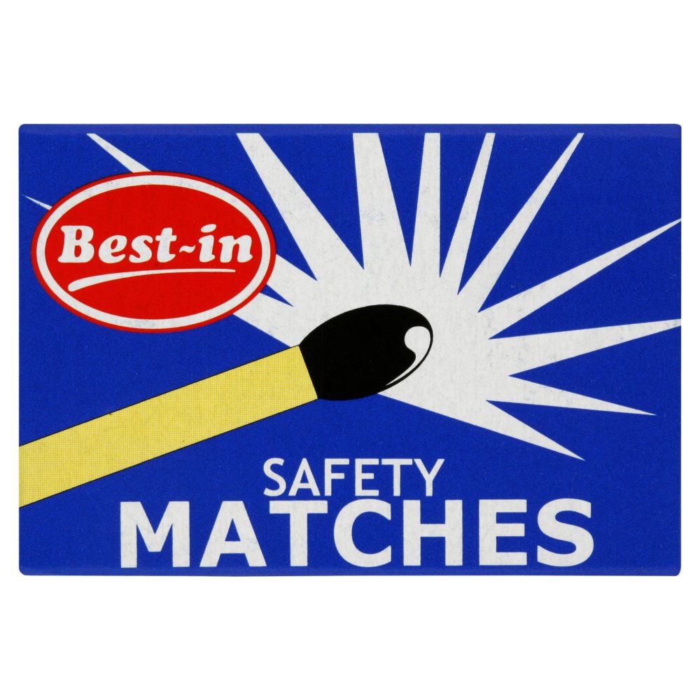 Best-in 40 Safety Matches   Box × 100 × 1