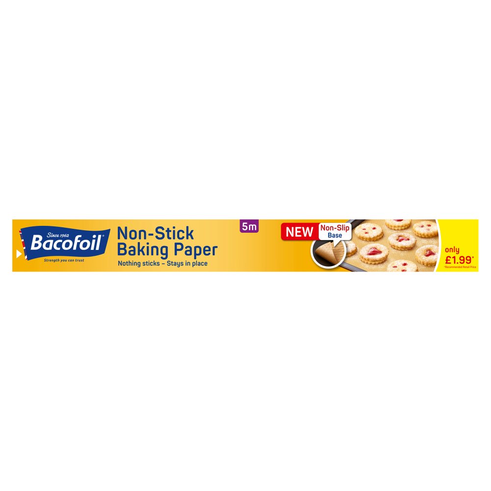 Bacofoil Non-Stick Baking Paper 38cm x 5m   380Mmx5M × 6 × 1