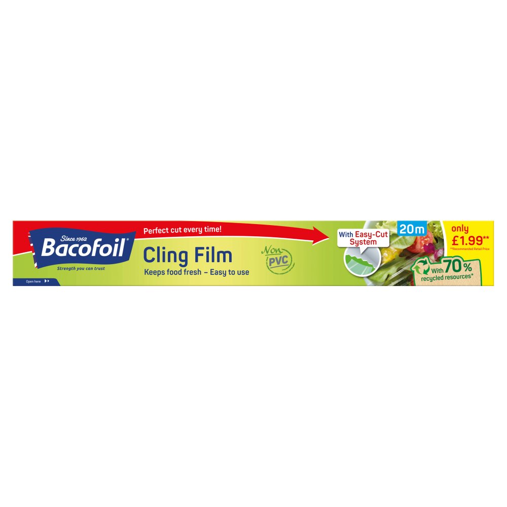 Bacofoil Cling Film 20m x 32.5cm   325Mmx20M × 6 × 1