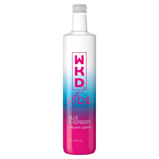 WKD Vibe Blue Raspberry Creamy Liqueur 500ml   50Cl × 1