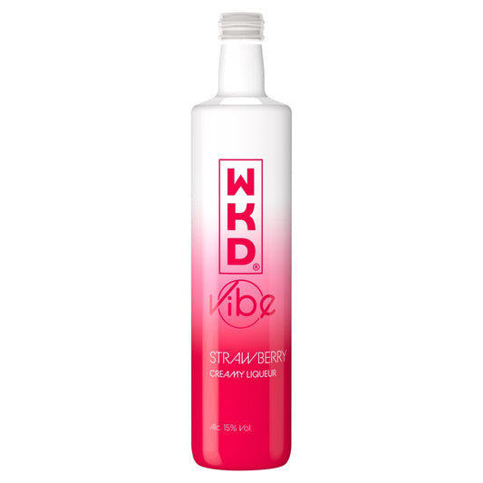 WKD Vibe Strawberry Creamy Liqueur 500ml   50Cl × 6