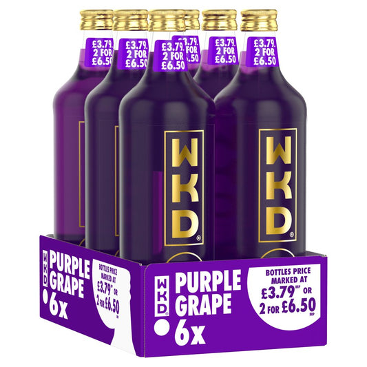 WKD Purple Grape Alcoholic Mix 6x 700ml   070Cl × 6 × 1