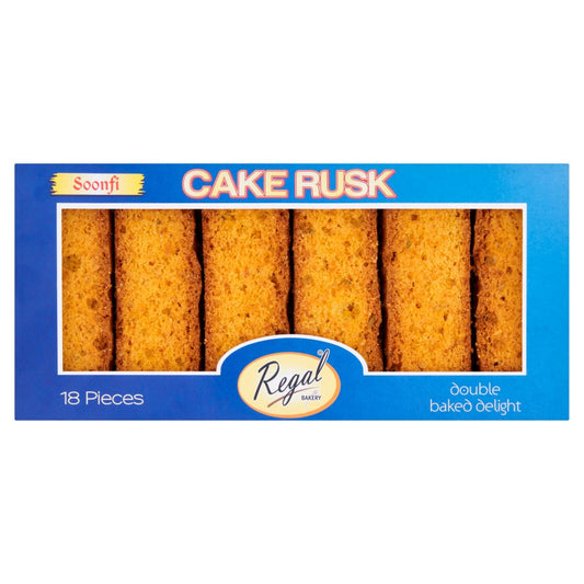 Regal Bakery 18 Soonfi Cake Rusk 370g   18pk × 1