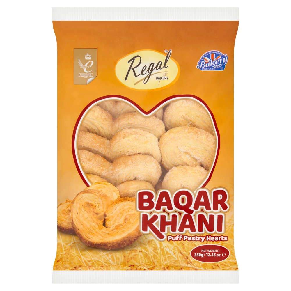 Regal BAKERY Baqar Khani Puff Pastry Hearts 350g   350g × 1