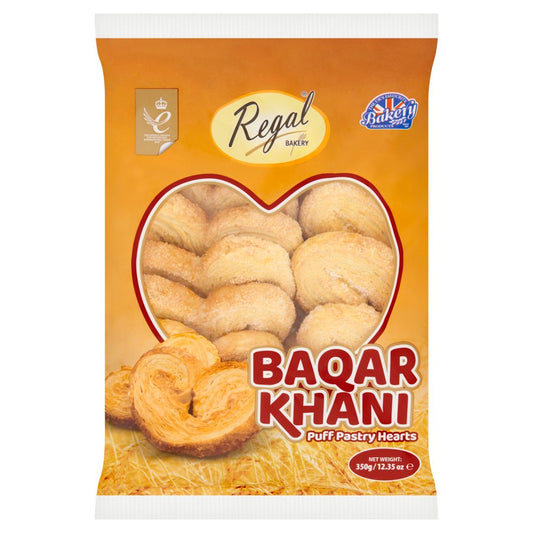 Regal BAKERY Baqar Khani Puff Pastry Hearts 350g   350g × 6