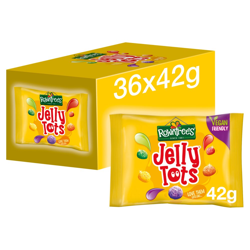 Rowntree's Jelly Tots Sweets Bag 42g