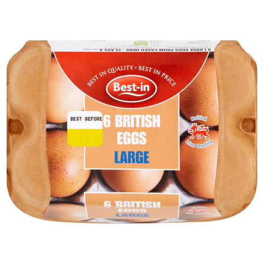 Best-in 6 British Eggs Large   6s × 1