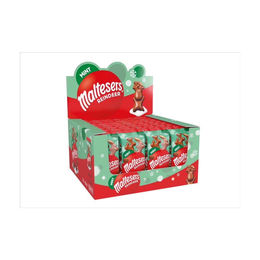 Maltesers Mint Reindeer Chocolate Christmas Treat 29g