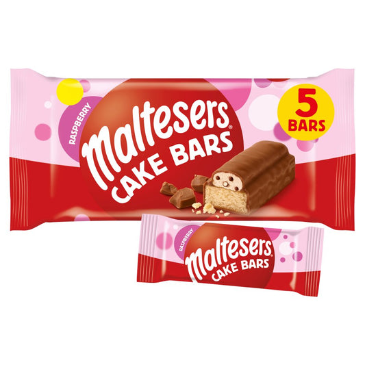 Maltesers Raspberry Cake Bars Multipack 5 x 26.2g, 131g   5pk × 1