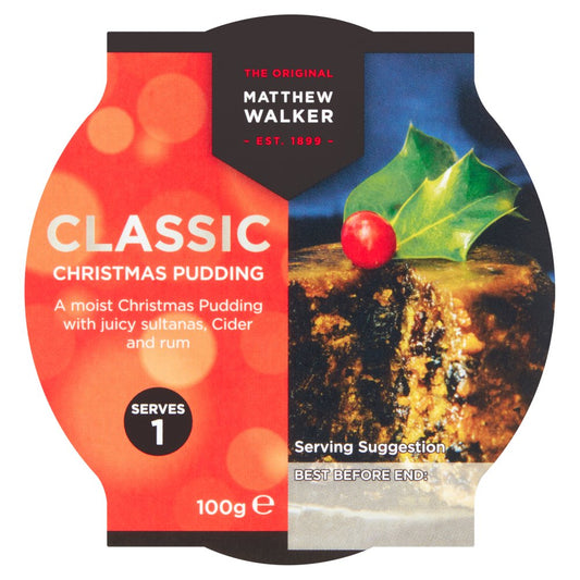 Matthew Walker The Original Classic Christmas Pudding 100g   100g × 1