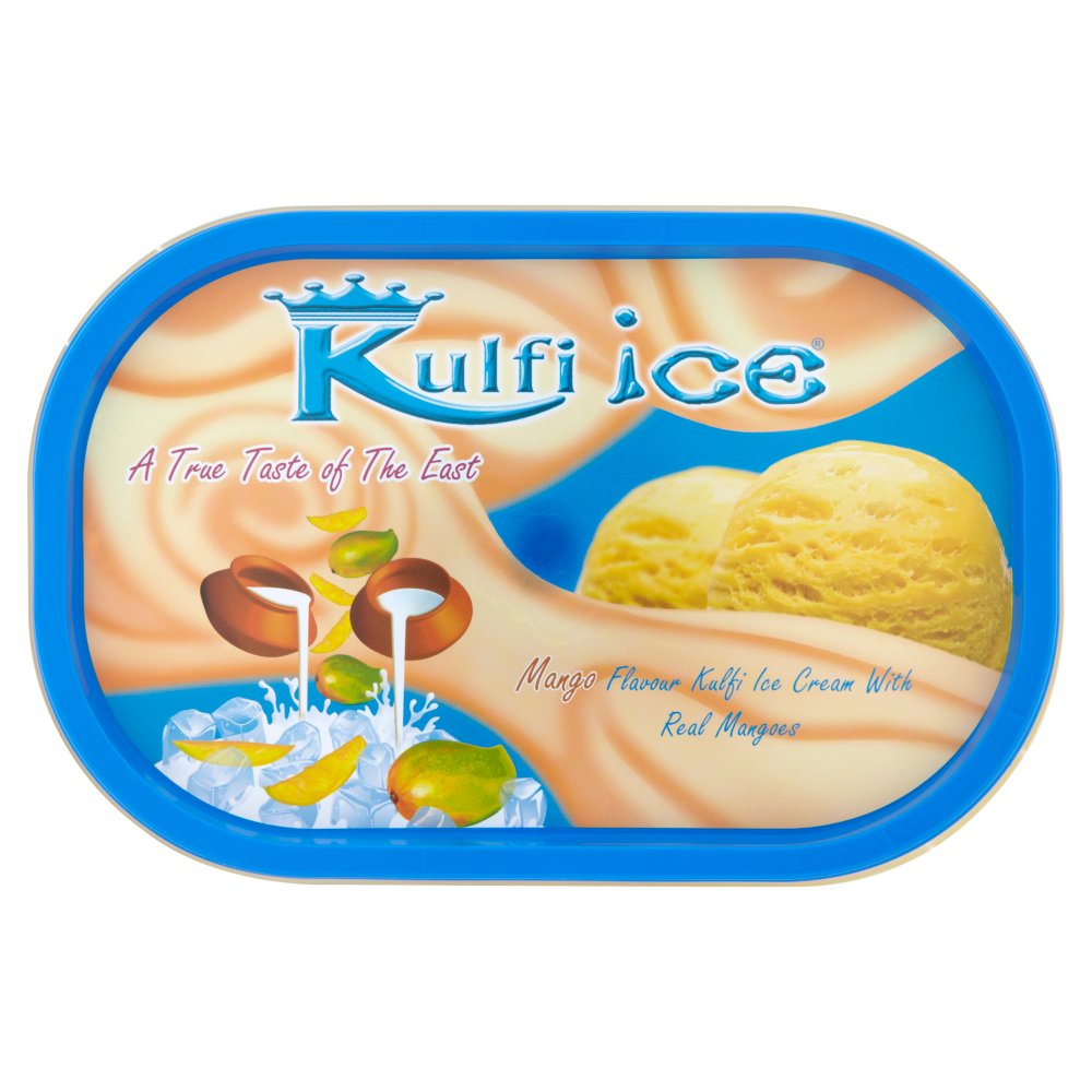 Kulfi Ice Mango Flavour Kulfi Ice Cream with Real Mangoes 1 Litre