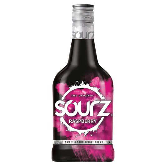 Sourz The Original Raspberry Sweet & Sour Liqueur 70cl    70Cl × 6