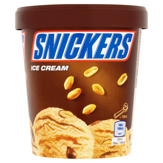 Snickers Ice Cream Tub 8x500ml