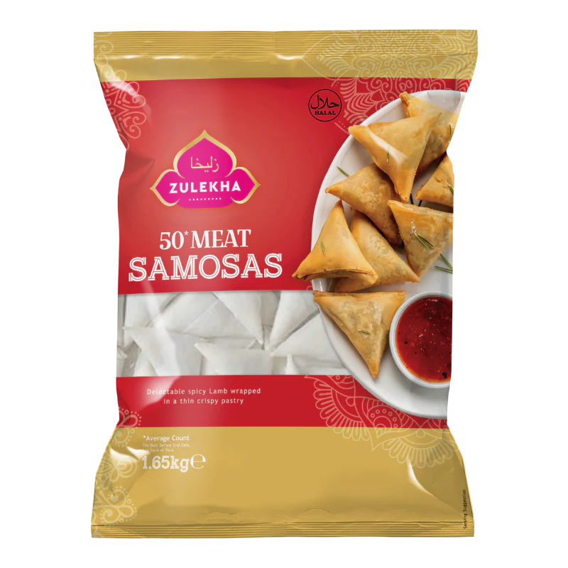 Zulekha 50 Meat Samosa 1.65kg