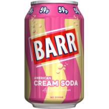 Barr Cream Soda Can   24x330ml