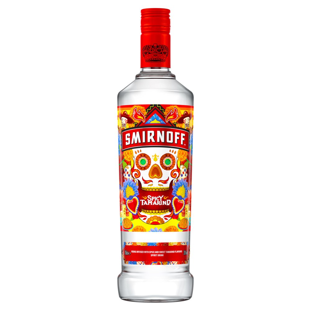 Smirnoff Spicy Tamarind Flavoured Vodka 30% vol 70cl Bottle   70Cl × 6