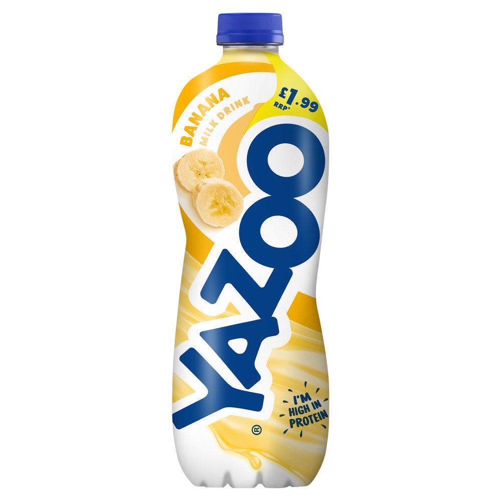 Yazoo Banana Milk Drink 1L RRP £1.99   1Ltr × 6