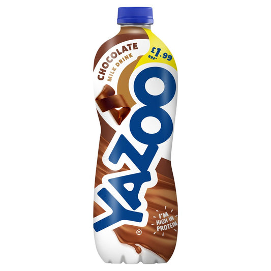 Yazoo Milk Drink Chocolate 1L RRP £1.99   1Ltr × 6