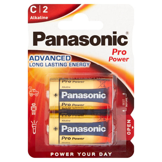 Panasonic Pro Power C Batteries Alkaline 2pk   2s × 1