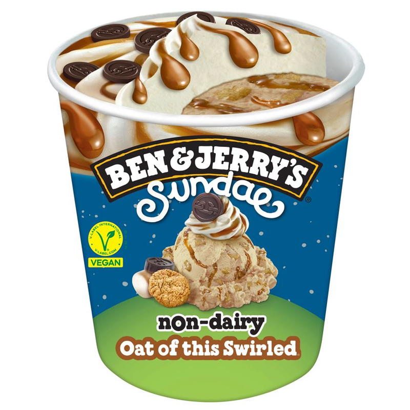 Ben & Jerrys Sundae Non Dairy Oat of this Swirled 8x427ml