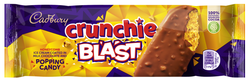 Crunchie Blast Ice Cream 24x100ml