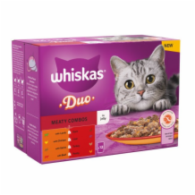 Whiskas + Cat Pouches Duo Meaty Combos In Jelly  4x85g