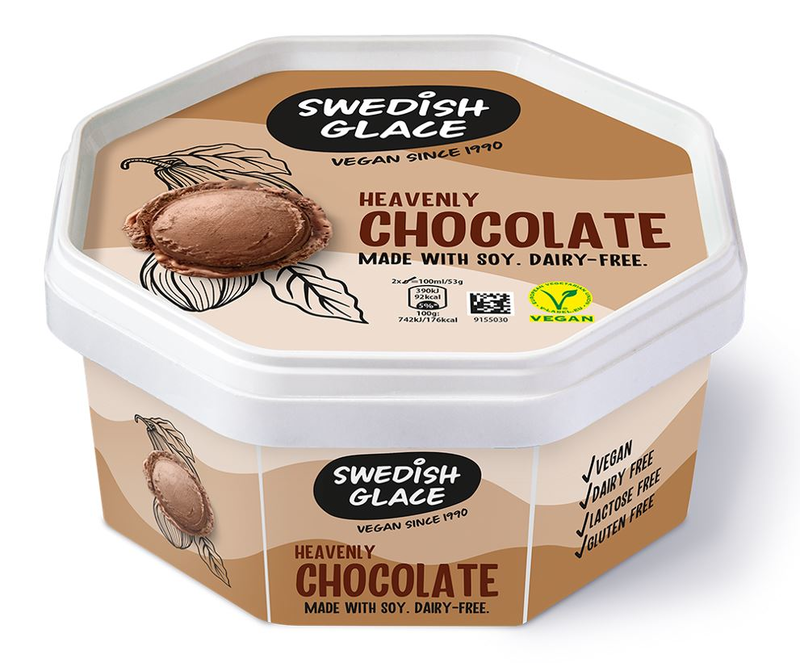 Swedish Glace (Non Dairy) Rich Chocolate (6x750ml) 6x750ml